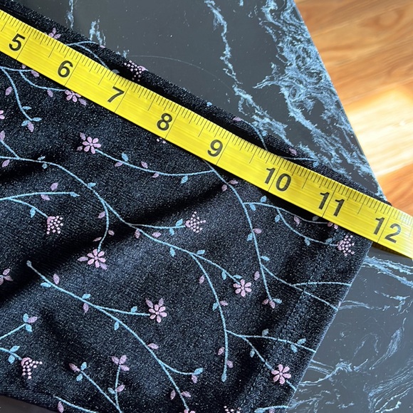 ❤️Floral Vine Print Open Front Short Sleeve Black Shrug or Cardigan-6 or 8P - Picture 14 of 14